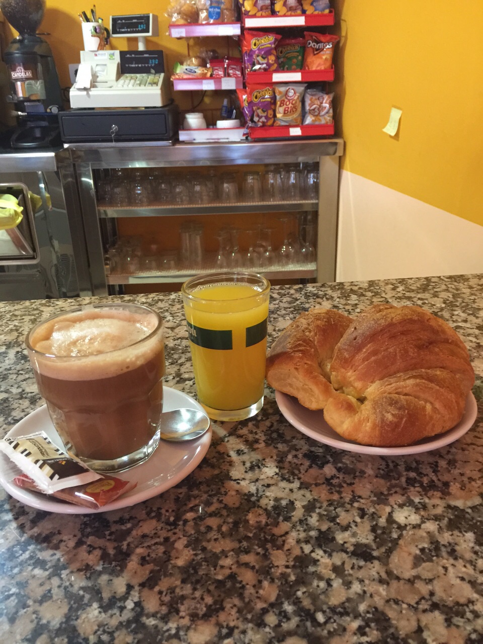 El desayuno Especial Peregrinos