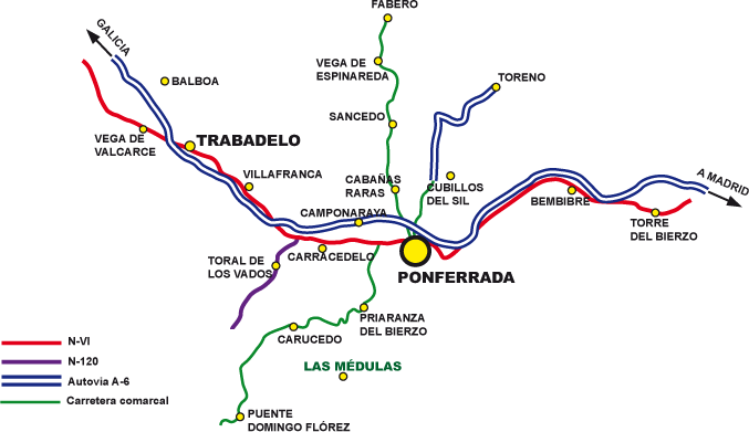 Como llegar a Trabadelo